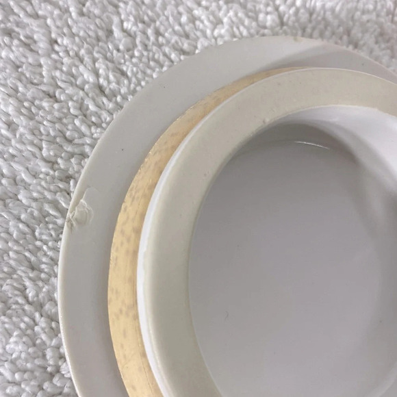 Vintage MCM White Gooseberry 12oz Ceramic Canister Jar Container - Picture 11 of 14